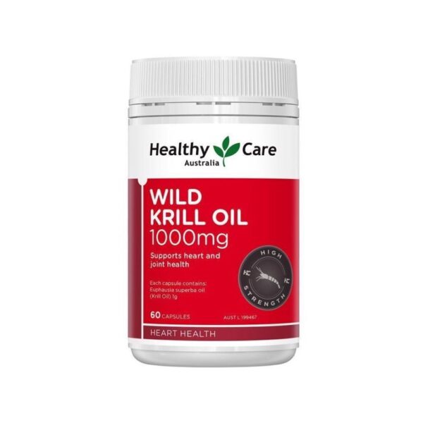 Viên uống Healthy Care Wild Krill Oil 1000mg