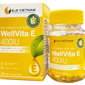 Viên uống hỗ trợ cải thiện nội tiết WellVita E 400IU