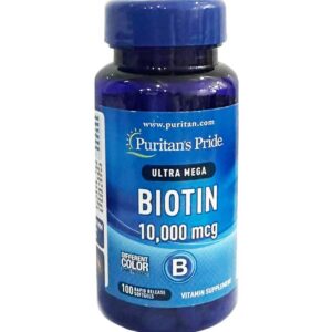 Viên uống hỗ trợ cải thiện rụng tóc đẹp da Biotin Ultra Mega Puritan's Pride