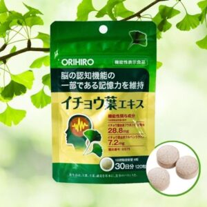 Viên uống hỗ trợ não Orihiro Ginkgo Biloba Của Nhật