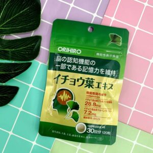 Viên uống hỗ trợ não Orihiro Ginkgo Biloba Của Nhật