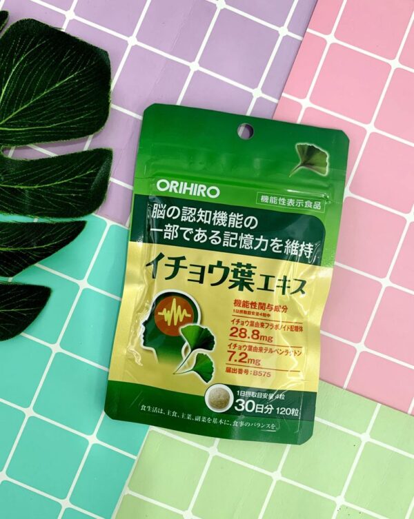 Viên uống hỗ trợ não Orihiro Ginkgo Biloba Của Nhật