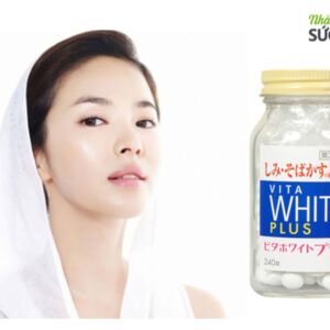 Viên uống hỗ trợ trắng da Vita white Plus của Nhật