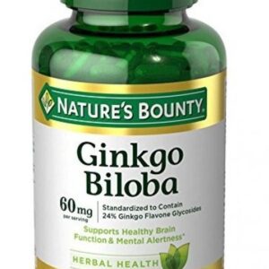 Viên Uống Hỗ Trợ Tuần Hoàn Ginkgo Biloba 60mg Nature's Bounty