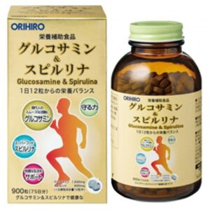 Viên uống hỗ trợ xương khớp Glucosamine & Spirulina Orihiro