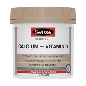 Viên uống hỗ trợ xương khớp Swisse Calcium + Vitamin D