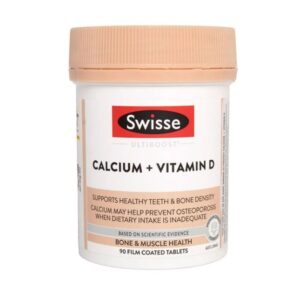 Viên uống hỗ trợ xương khớp Swisse Calcium + Vitamin D