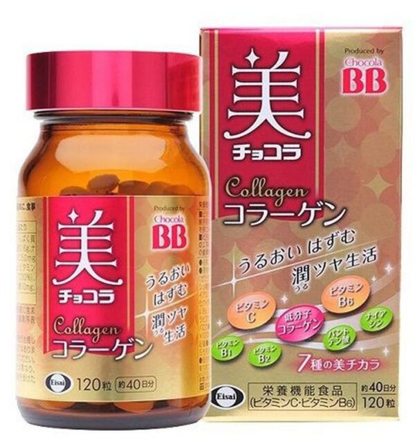 Viên Uống Làm Đẹp Da, Mờ Thâm BB Chocola Collagen Nhật Bản