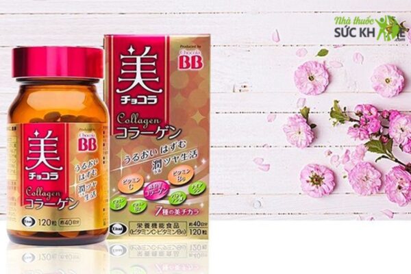 Viên Uống Làm Đẹp Da, Mờ Thâm BB Chocola Collagen Nhật Bản