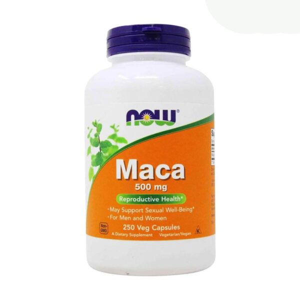 Viên Uống Maca 500mg Now Foods Cho Nam Giới Hộp 250 Viên