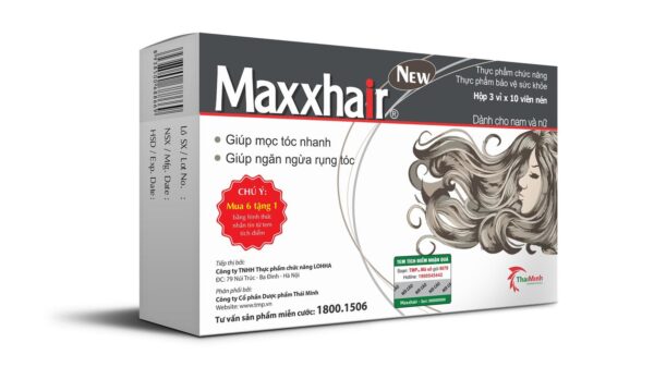 Viên uống Maxxhair hỗ trợ mọc tóc