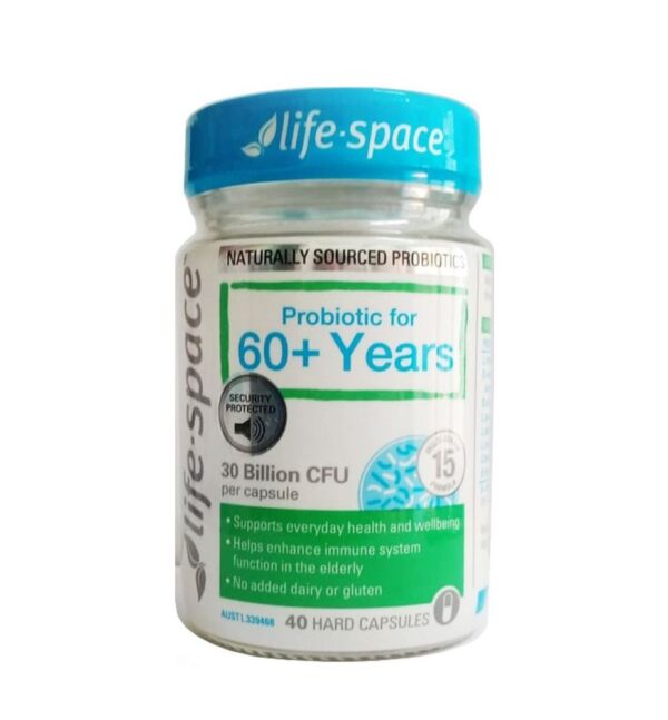 Viên uống men vi sinh Life Space Probiotic cho người trên 60 tuổi