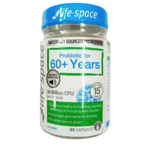 Viên uống men vi sinh Life Space Probiotic cho người trên 60 tuổi