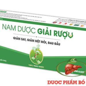 Viên uống Nam dược giải rượu hộp 6 viên nang