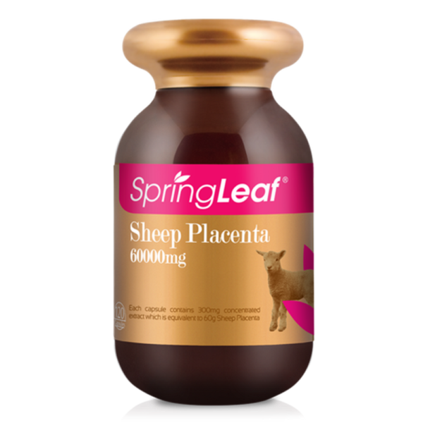 Viên Uống Nhau Thai Cừu Spring Leaf Sheep Placenta 6000mg