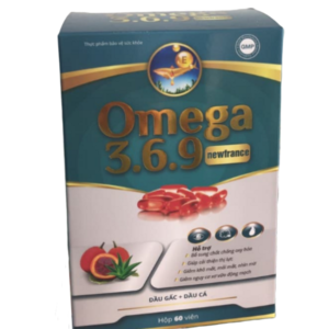 Viên uống Omega 3 6 9 Newfrance dầu gấc + dầu cá hộp 60 viên