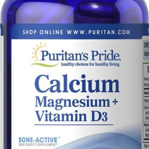 Viên uống Puritan's Pride Calcium Magnesium Vitamin D3