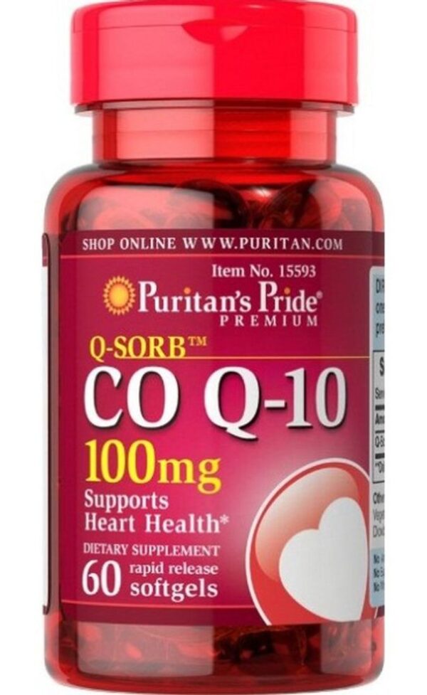 Viên uống Puritan's Pride coq10 100mg chính hãng của Mỹ