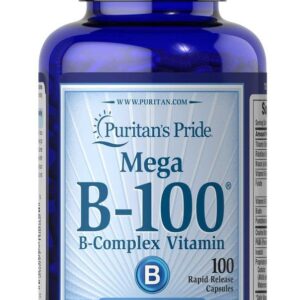 Viên uống Puritan's Pride Vitamin B-100 Complex của Mỹ