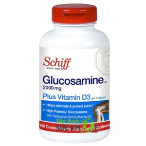 Viên uống Schiff Glucosamine 2000mg Plus vitamin D3 của Mỹ