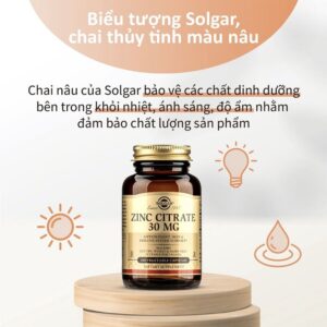 Viên uống Solgar Zinc Citrate 30Mg