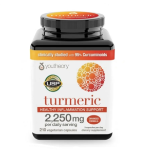 Viên uống tinh chất nghệ Turmeric 2.250mg Youtheory của Mỹ