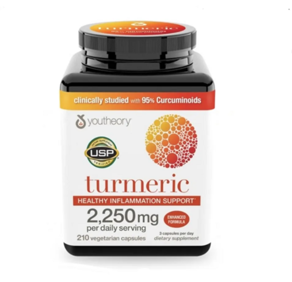 Viên uống tinh chất nghệ Turmeric 2.250mg Youtheory của Mỹ