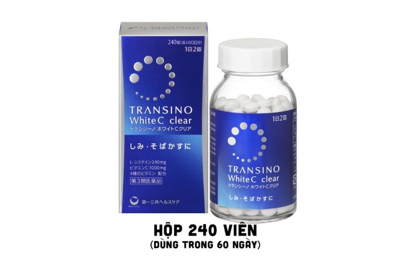 Transino White C Clear làm sáng da từ bên trong