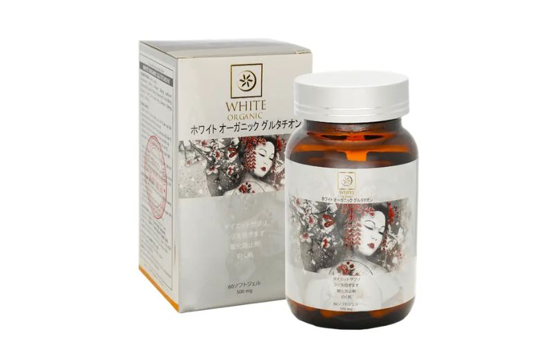 White Organic Glutathione giúp da trắng sáng khỏe mạnh