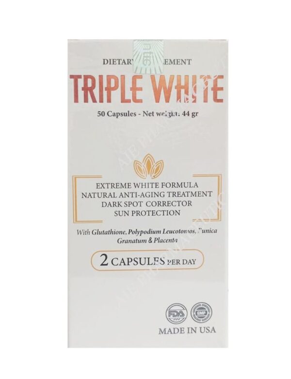 Viên uống trắng da Dietary Supplement Triple White của Mỹ