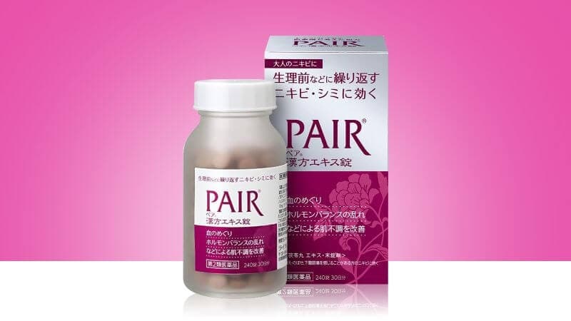 Pair Nhật Bản chứa nhiều thành phần dưỡng chất vitamin B6, B2