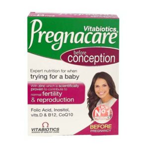 Viên uống Vitabiotics Pregnacare hỗ trợ tăng khả năng thụ thai