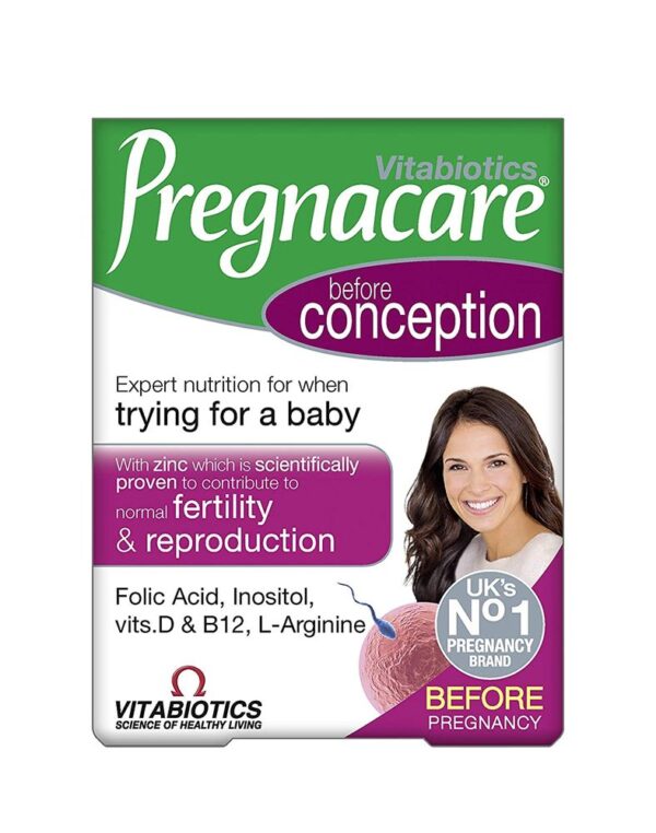 Viên uống Vitabiotics Pregnacare hỗ trợ tăng khả năng thụ thai