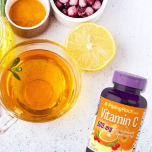 Viên uống Vitamin C 500mg Piping Rock hỗ trợ tăng đề kháng