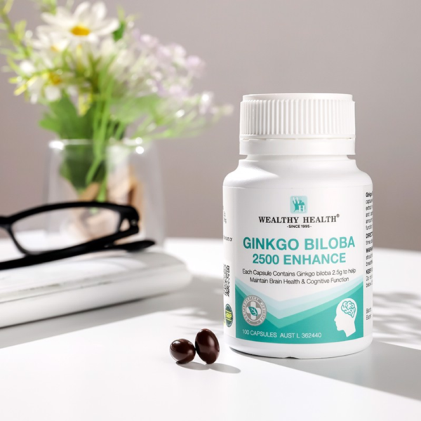 Viên uống Wealthy Health Ginkgo Biloba 2500 Enhance