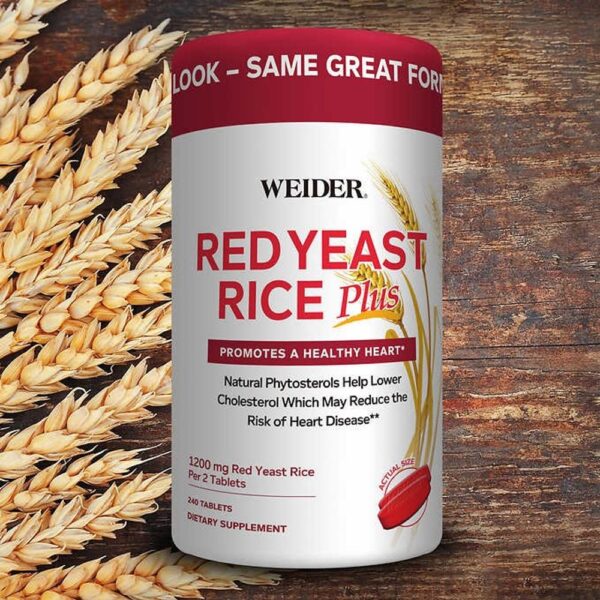 Viên Uống Weider Red Yeast Rice Plus 1200mg Hỗ Trợ Tim Mạch