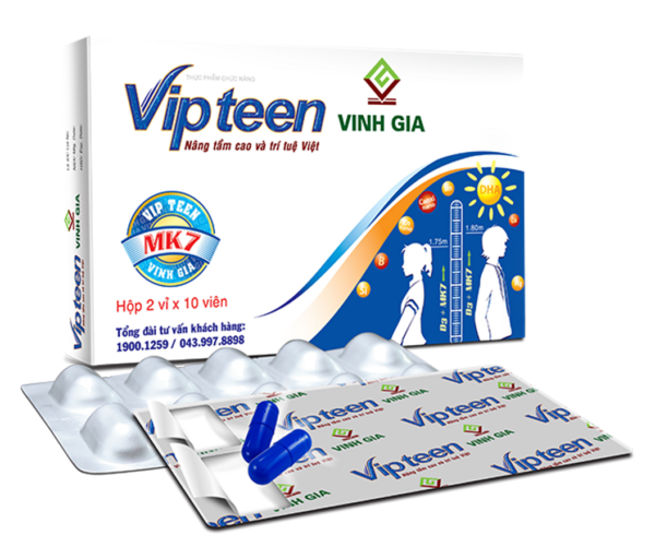 Vipteen Vinh Gia tăng chiều cao tuổi dậy thì