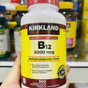 Vitamin B12 5000 mcg Kirkland 300 viên của Mỹ