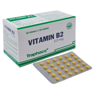 Vitamin B2 2.0 mg Traphaco vỉ 30 viên