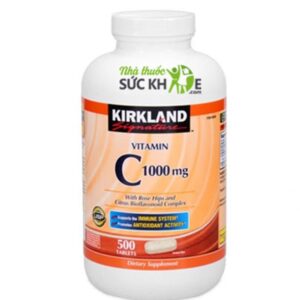 Vitamin C 1000mg Kirkland hộp 500 viên chính hãng của Mỹ