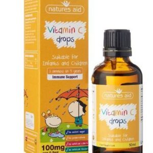 Vitamin C dạng giọt Natures Aid cho bé từ 3 tháng tới 5 tuổi