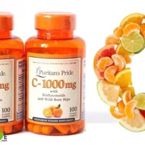 Vitamin C Puritan's Pride 1000mg Của Mỹ Hộp 100 Viên