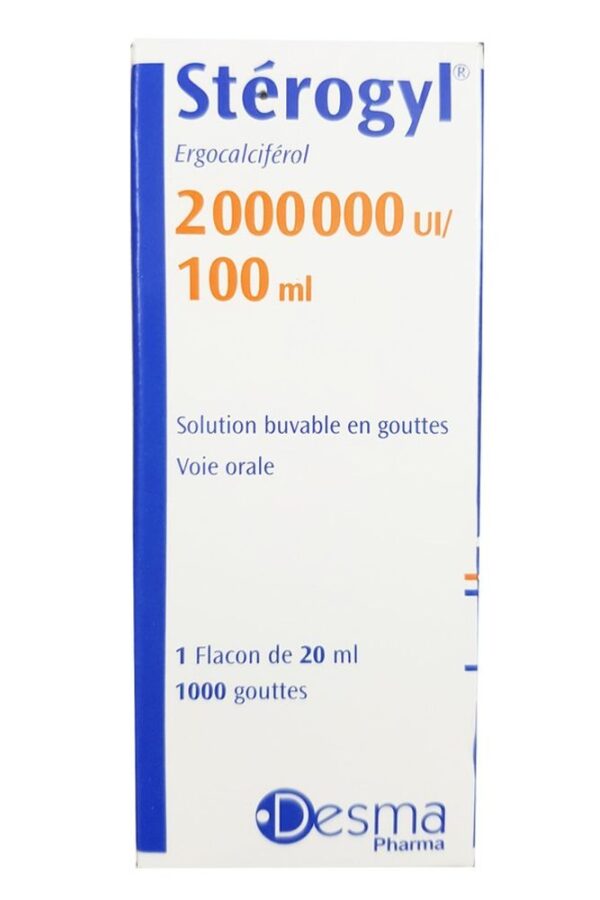 Vitamin D Sterogyl 100ml cho bé từ 0-18 tháng của Pháp