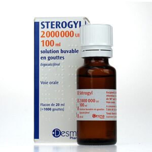 Vitamin D Sterogyl 100ml cho bé từ 0-18 tháng của Pháp