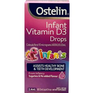 Vitamin D3 Drops Ostelin Cho Trẻ Từ Sơ Sinh Đến 12 Tuổi