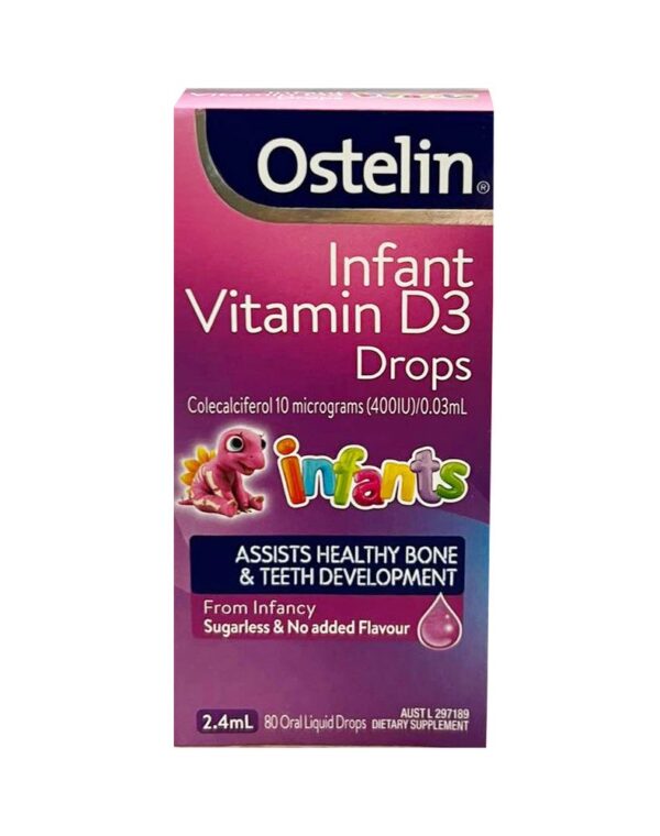 Vitamin D3 Drops Ostelin Cho Trẻ Từ Sơ Sinh Đến 12 Tuổi