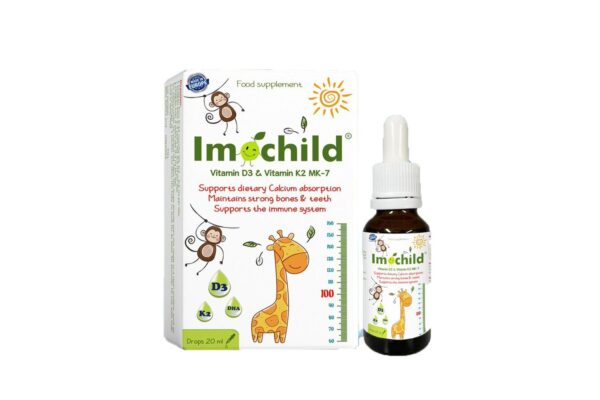 Vitamin D3 Và K2 Imochild Hỗ Trợ Tăng Chiều Cao Cho Trẻ