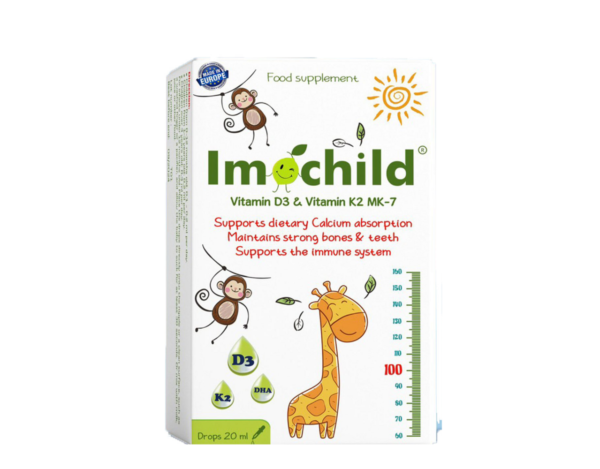 Vitamin D3 Và K2 Imochild Hỗ Trợ Tăng Chiều Cao Cho Trẻ