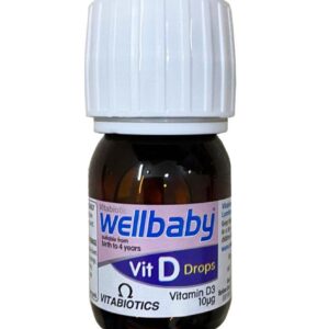 Vitamin D3 Wellbaby Dạng Nhỏ Giọt Của Anh 30ml Từ Sơ Sinh - 4 Tuổi