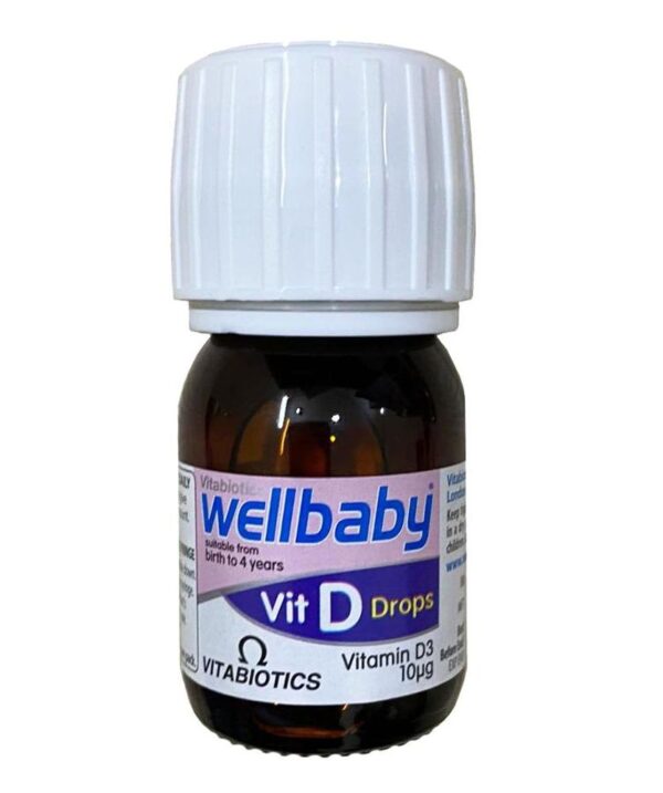 Vitamin D3 Wellbaby Dạng Nhỏ Giọt Của Anh 30ml Từ Sơ Sinh - 4 Tuổi